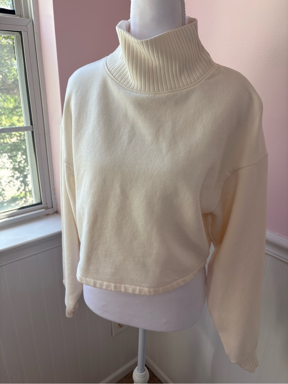 ALO Ivory Cropped Serenity Coverup